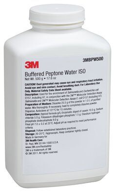 3m™ bpw500缓冲蛋白胨水iso，500克，1件装
