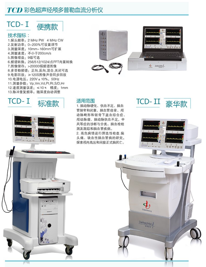 联创 TCD-I标准款 超声经颅多普勒血流分析仪1.png
