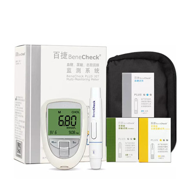 百捷 血糖、尿酸、总胆固醇监测系统bkm13－1（自动退片型套装）